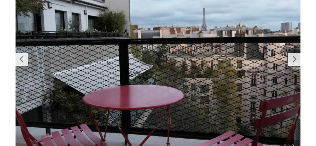 Large Studio Eiffel Tower Apartment Paris Exterior foto